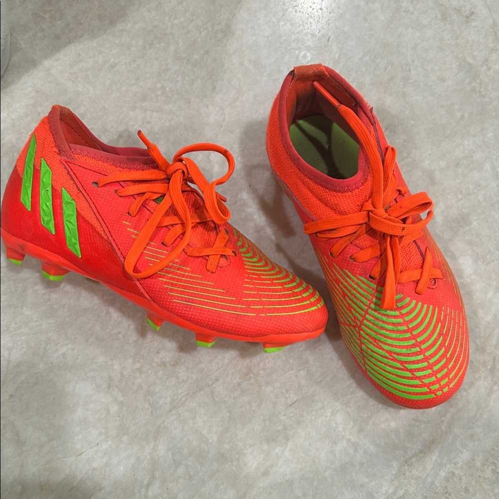 Adidas Kids Sneakers - Bright Orange and Green